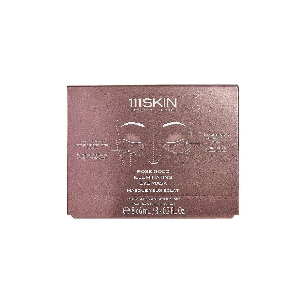 111SKIN - 111 SKIN - Rose Gold 24K - Masque Illuminateur pour les Yeux ( 1 unité ) - Les bains de Cléopâtre