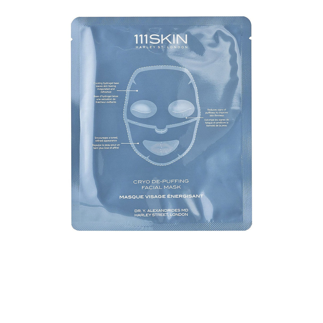 111 SKIN -  Cryo De-puffing - Masque cellulose défatigant ( 1 Unité )