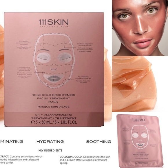 111SKIN - 111 SKIN - Rose Gold 24K - Masque Éclaircissant coup d&