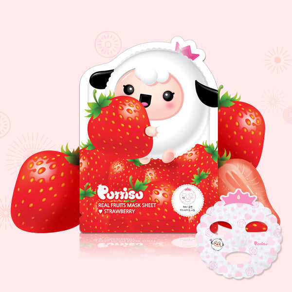 Puttisu - Masque facial aux fraises